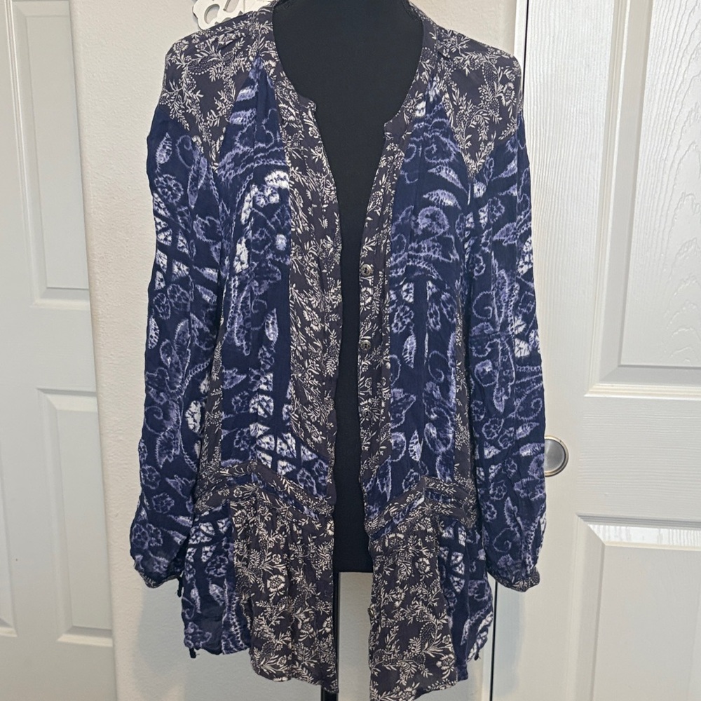 Free people boho layering blouse.